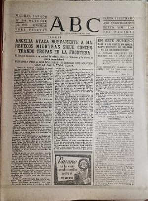 ABC DIARIO ILUSTRADO MADRID 12 DE OCTUBRE DE 1963