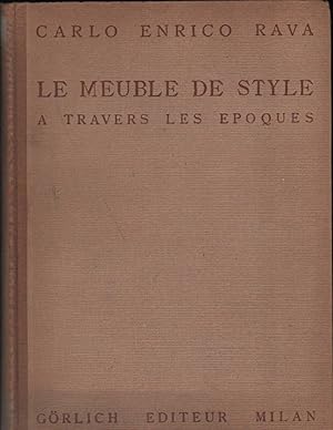 Seller image for LE MEUBLE DE STYLE A TRAVERS LES EPOQUES for sale by Librera Raimundo