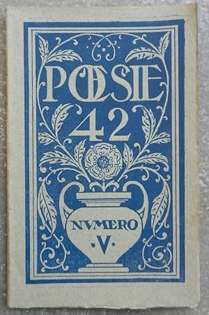 Poésie 42, numéro V, revue mensuelle des Lettres. N° 11, novembre-décembre 1942.