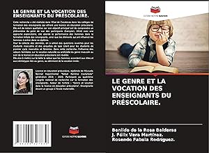 Imagen del vendedor de LE GENRE ET LA VOCATION DES ENSEIGNANTS DU PRSCOLAIRE. a la venta por moluna