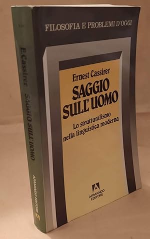 Imagen del vendedor de SAGGIO SULL'UOMO Lo strutturalismo nella linguistica moderna (1986) a la venta por Invito alla Lettura