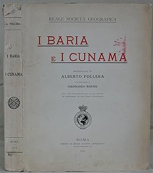 Bild des Verkufers fr I Baria e I Cunama zum Verkauf von Gurra's Books