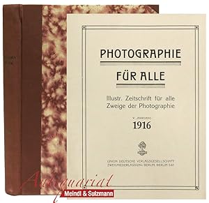 Photographie für alle. Zeitschrift für alle Zweige der Photographie. Jahrgang V, Nr. 1-24.