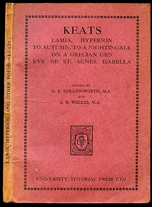 Seller image for Keats | Lamia, Hyperion, Isabella, The Eve of St. Agnes, To Autumn, To a Nightingale, On a Grecian Urn for sale by Little Stour Books PBFA Member