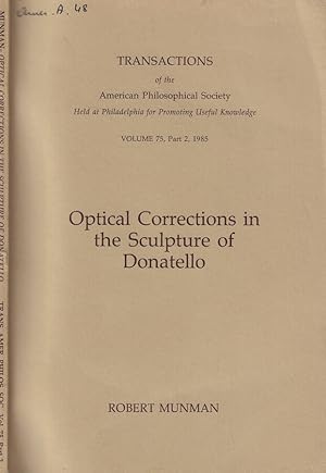 Seller image for Optical Corrections in the Sculpture of Donatello for sale by Biblioteca di Babele