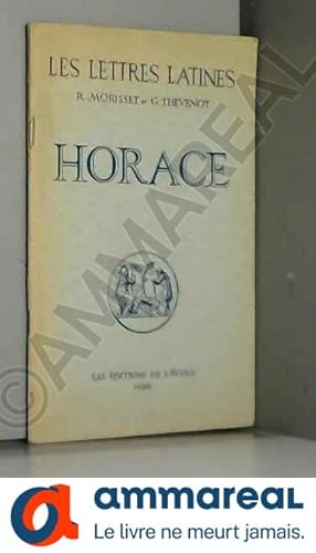 Seller image for LES LETTRES LATINES (CHAPITRE XV). HORACE. for sale by Ammareal