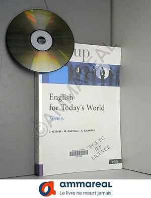 Bild des Verkufers fr English for Today's World : Society (+CD audio) zum Verkauf von Ammareal