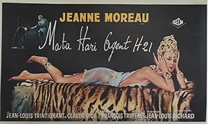 "MATA-HARI AGENT H21" Réalisé par Jean-Louis RICHARD (dialogue: François TRUFFAUT) en 1964 avec J...