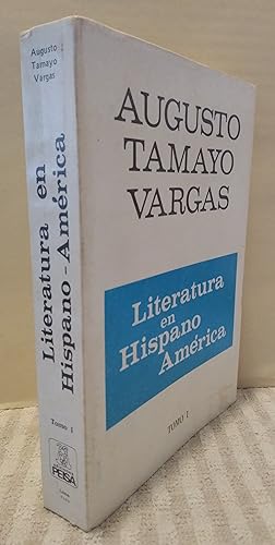 Seller image for Literatura En Hispano America: Tomo 1 for sale by Revival Book Studio