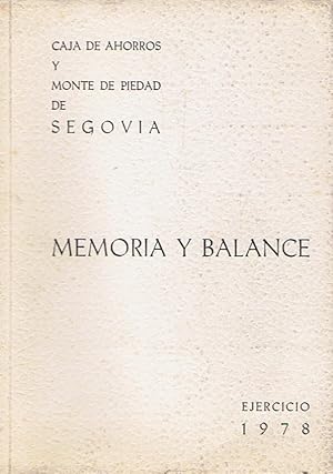 Seller image for MEMORIAS Y BALANCES EJERCICIS: 1970 ? 1971 ? 1972 ? 1973 ? 1974 ? 1975 ? 1976 ? 1977 ? 1978. 9 Vols for sale by Librera Torren de Rueda