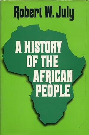 Bild des Verkufers fr A History of the Africa People zum Verkauf von Cider Creek Books