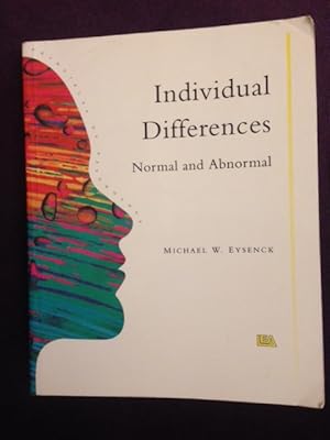 Seller image for Individual Differences: Normal And Abnormal: Volume 13 (Principles of Psychology S.) for sale by Aegean Agency