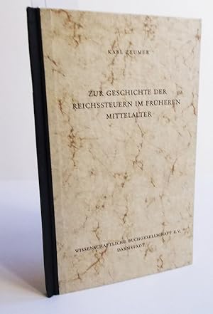 Seller image for Zur Geschichte der Reichssteuern im frheren Mittelalter for sale by Antiquariat Zinnober