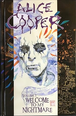 ALICE COOPER Volume 1 (One) WELCOME to my NIGHTMARE (Signed, Limited Hardcover 1st. Print)
