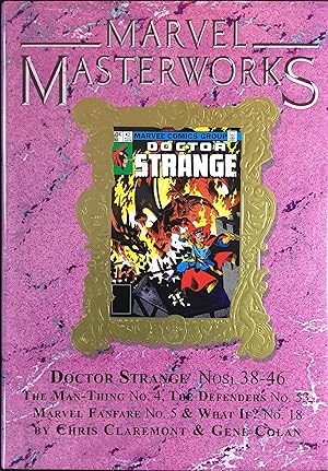 MARVEL MASTERWORKS Vol. 244 (Gold Foil Variant) - DOCTOR STRANGE Nos. 38-46, The MAN-THING No. 4,...