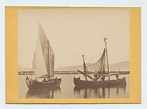 Imagen del vendedor de B&w photo of sailboats on the water a la venta por Attic Books (ABAC, ILAB)