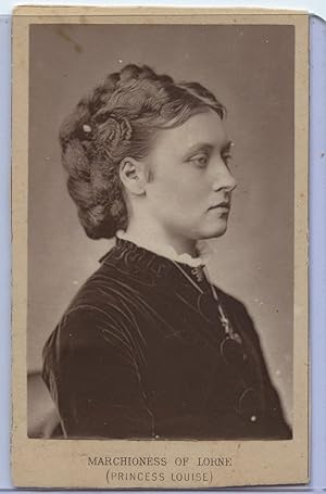 Image du vendeur pour Carte de visite photo of Marchioness of Lorne (Princess Louise) mis en vente par Attic Books (ABAC, ILAB)