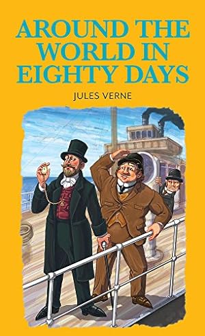 AROUND THE WORLD IN EIGHTY DAYS Jules Verne Faux Leather Flexi Bound NEW