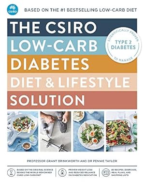 Imagen del vendedor de The CSIRO Low-carb Diabetes Diet & Lifestyle Solution [Soft Cover ] a la venta por booksXpress