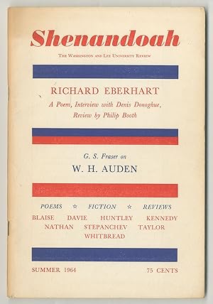 Seller image for Shenandoah: The Washington and Lee University Review - Volume XV, Summer, 1964, No. 4 for sale by Between the Covers-Rare Books, Inc. ABAA