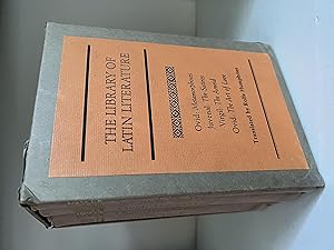 Seller image for The Library of Latin Literature in 4 Volumes in Slipcase (Ovid: Metamorphoses; Juvenal: the Satires; Virgil: the Aeneid; Ovid: the Art of Love) for sale by Blue Sky Rare Books