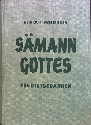 Bild des Verkufers fr Smann Gottes: Predigtgedanken zum Verkauf von books4less (Versandantiquariat Petra Gros GmbH & Co. KG)