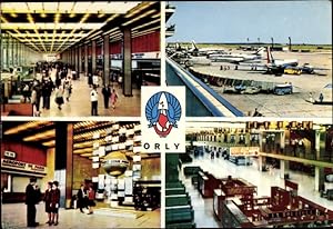 Ansichtskarte / Postkarte Aeroport de Paris Orly, Hall,L'Aire de Stationnement