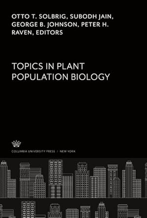 Bild des Verkufers fr Topics in Plant Population Biology zum Verkauf von AHA-BUCH GmbH