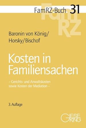 Image du vendeur pour Kosten in Familiensachen mis en vente par Rheinberg-Buch Andreas Meier eK