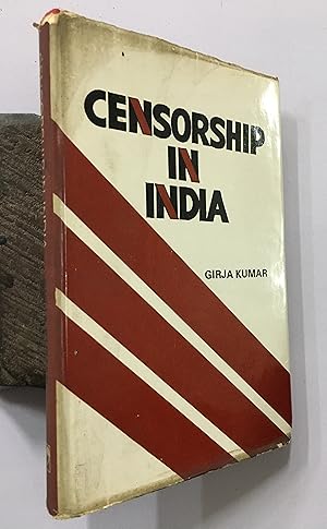 Seller image for Censorship In India. With Special Reference To The Satanic Verses And Lady Chatterley's Lover. for sale by Prabhu Book Exports