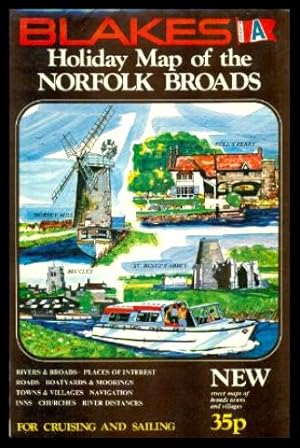 BLAKES HOLIDAY MAP OF THE NORFOLK BROADS