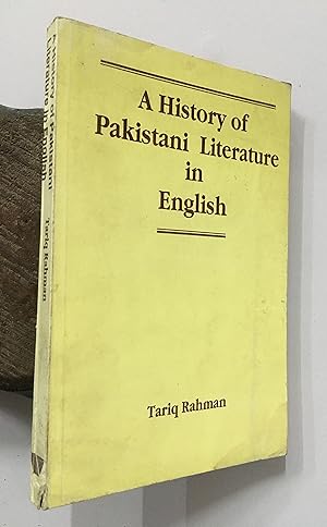 Imagen del vendedor de A History Of Pakistani Literature In English. a la venta por Prabhu Book Exports