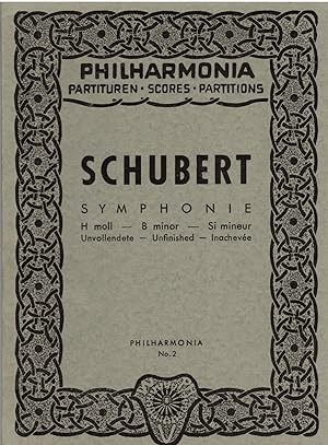 Seller image for Franz Schubert - Symphonie H moll, Unvollendete - Partitur for sale by Antiquariat Hans Wger