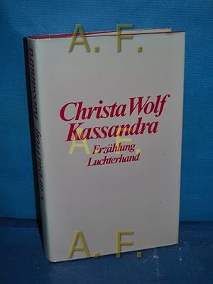 Bild des Verkufers fr Kassandra : Erzhlung. zum Verkauf von Antiquarische Fundgrube e.U.