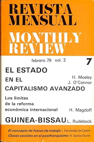 Imagen del vendedor de Revista mensual Monthly Review, vol.2, 7. Febrero 1979. a la venta por Els llibres de la Vallrovira