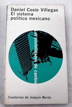 Imagen del vendedor de El sistema político mexicano a la venta por Alcaná Libros