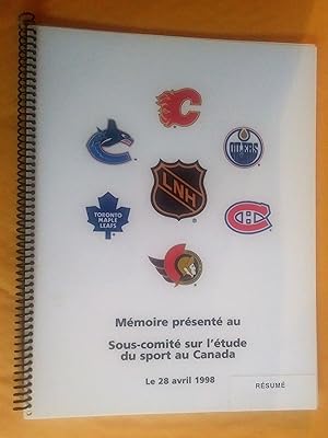 Mémoire présenté au Sous-comité sur l'étude du sport au Canada: + Résumé