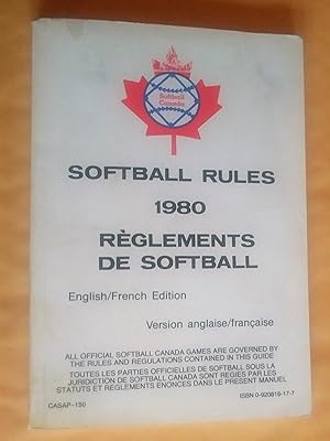 Softball Rules / Règlements de Softball 1980