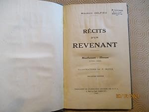 Seller image for Rcits d'un revenant. Mauthausen - Ebensee (1944-1945). deuxime dition. for sale by LE MUSEE DU LIVRE