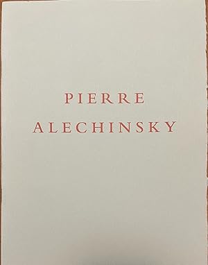 Bild des Verkufers fr Pierre Alechinsky: Trees and Water and Other Works zum Verkauf von Reilly Books