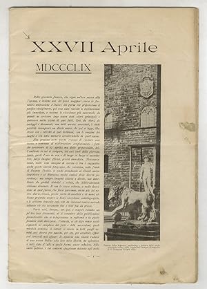 XXVII Aprile MDCCCLIX. [A cura del Comitato Toscano della Società Nazionale per la storia del Ris...