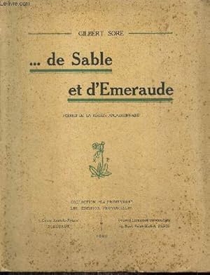 . de Sable et d'Emeraude - Poème de la régio arcachonnaise (Collection "La Primevère")
