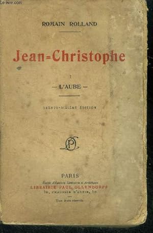 Image du vendeur pour Jean christophe - I - l'aube mis en vente par Le-Livre