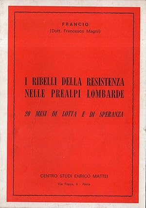 I ribelli della resistenza nelle Prealpi Lombarde