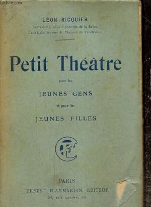 Seller image for Petit Thtre pour les jeunes gens et pour les jeunes filles for sale by Le-Livre