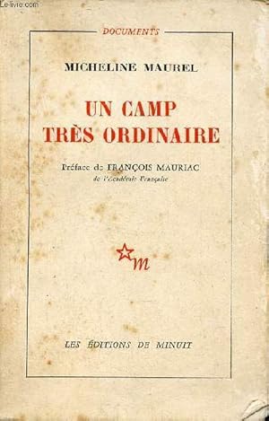 Seller image for Un camp trs ordinaire - Collection Documents. for sale by Le-Livre