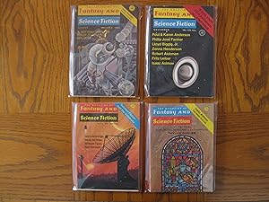 The Magazine of Fantasy & Science Fiction Lot of Twelve (12) 1970's SF Digests including: August ...