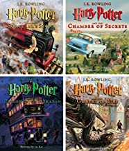 Seller image for HARRY POTTER: SET OF FIVE, JIM KAY ILLUSTRATED BOOKS 1-5, All FIRST PRINTINGS, First Edition. Harry Potter and The Sorcerer's Stone; Harry Potter and the Chamber of Secrets; Harry Potter and the Prisoner of Azkaban; Harry Potter and the Goblet of Fire; AND Harry Potter and the Order of the Phoenix. IMPORTANT UPDATE 2023: DUE TO POOR MENTAL HEALTH, Jim Kay Will No Longer Be Illustrating this HARRY POTTER Series. for sale by Shepardson Bookstall