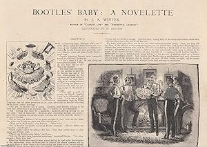 Bild des Verkufers fr Bootles' Baby: A Novelette. A complete original story, illustrated with woodcuts by W. Ralston, from the Graphic Illustrated Weekly Magazine, 1885. zum Verkauf von Cosmo Books