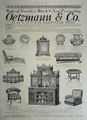 Oetzmann & Co., Complete House Furnishers, Hampstead Road, London. Sale of the Important and Valu...